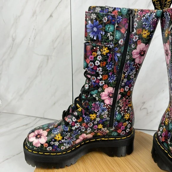 Dr. Doc Martens Jagger Wanderlust Womens Size 6 Leather 13" Platform Boots Shoes - Picture 5 of 14